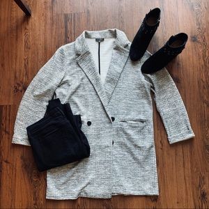 TopShop Knit Double Breasted Blazer